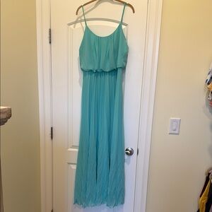 Beautiful Light Teal Maxi Dress